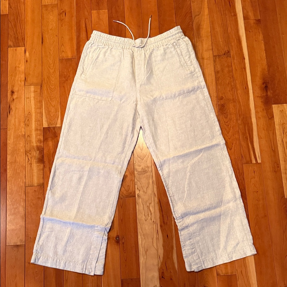 ATHLETA Retreat Linen High Rise Wide Leg Pant